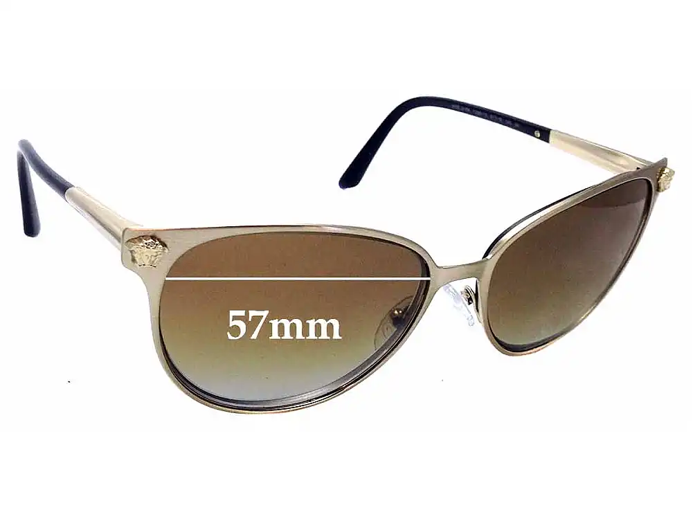Sunglass Fix Ersatzgläser für Versace MOD 2168 - 57mm Wide Sunglass Fix Ersatzgläser für Versace MOD 2168 - 57mm Wide