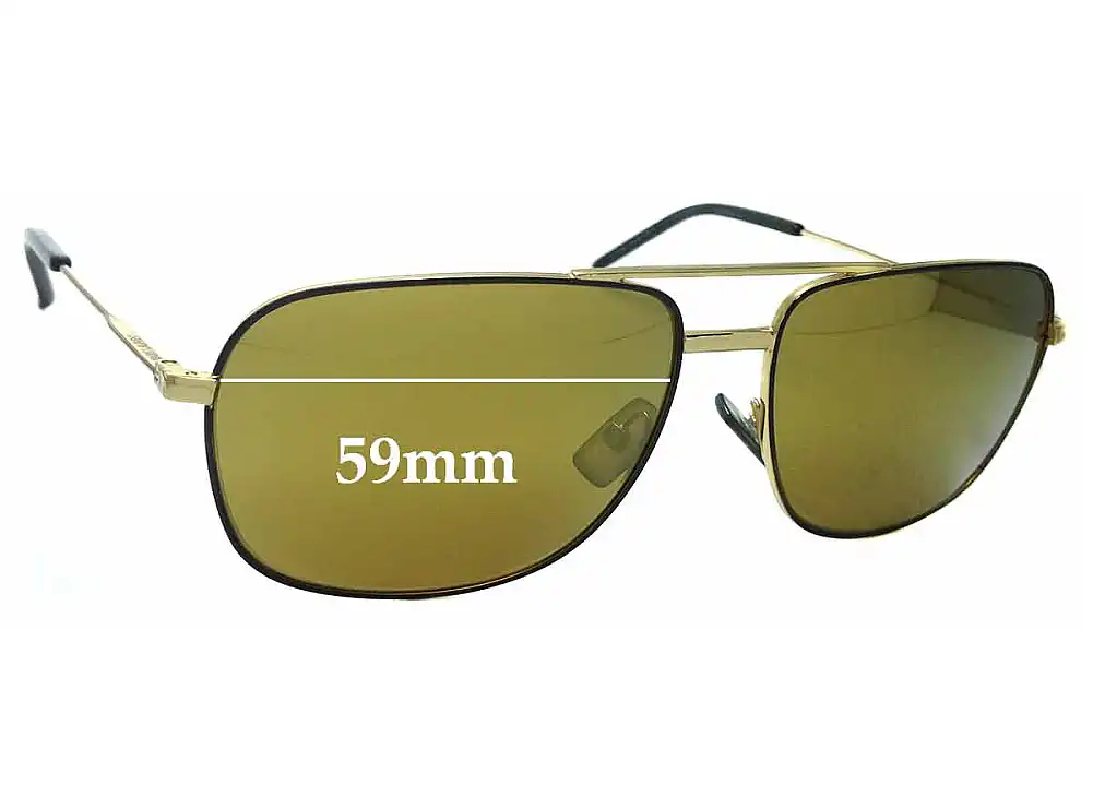 Sunglass Fix Ersatzgläser für Yves Saint Laurent Classic 12 - 59mm Wide Sunglass Fix Ersatzgläser für Yves Saint Laurent Classic 12 - 59mm Wide