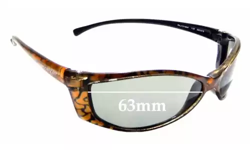 Arnette RAJ1214AA AN1015 Replacement Lenses 63mm Sunglass Fix Replacement Lenses for Arnette RAJ1214AA AN1015 - 63mm wide