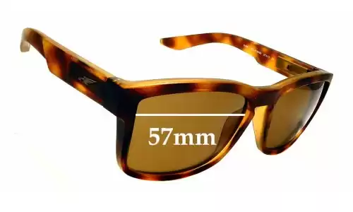 Sunglass Fix Ersatzgläser für Arnette Turf AN4220 - 57mm Wide Arnette Turf AN4220 Ersatzlinsen 57mm wide