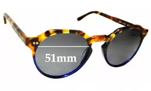 Sunglass Fix Ersatzgläser für Bailey Nelson Bobby - 51mm Wide Sunglass Fix Ersatzgläser für Bailey Nelson Bobby - 51mm Wide