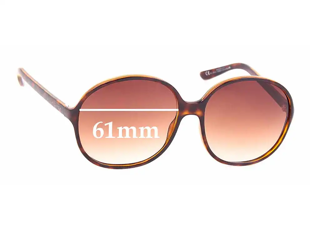 Sunglass Fix Ersatzgläser für Balenciaga BAL 0031/S - 61mm Wide Sunglass Fix Ersatzgläser für Balenciaga BAL 0031/S - 61mm Wide