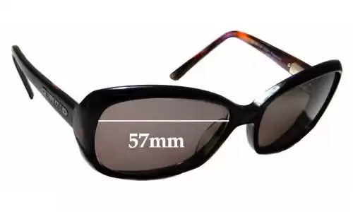 Sunglass Fix Ersatzgläser für Bill Bass Hailey - 57mm Wide Bill Bass Hailey Ersatzgläser 57mm wide