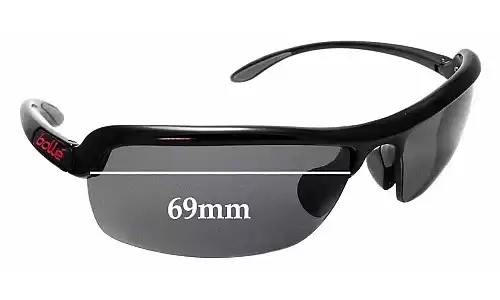 Sunglass Fix Ersatzgläser für Bolle Dash - 69mm Wide Sunglass Fix Ersatzgläser für Bolle Dash - 69mm Wide