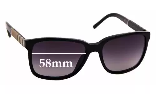 Sunglass Fix Ersatzgläser für Burberry B 4181 - 58mm Wide Sunglass Fix Ersatzgläser für Burberry B 4181 - 58mm Wide