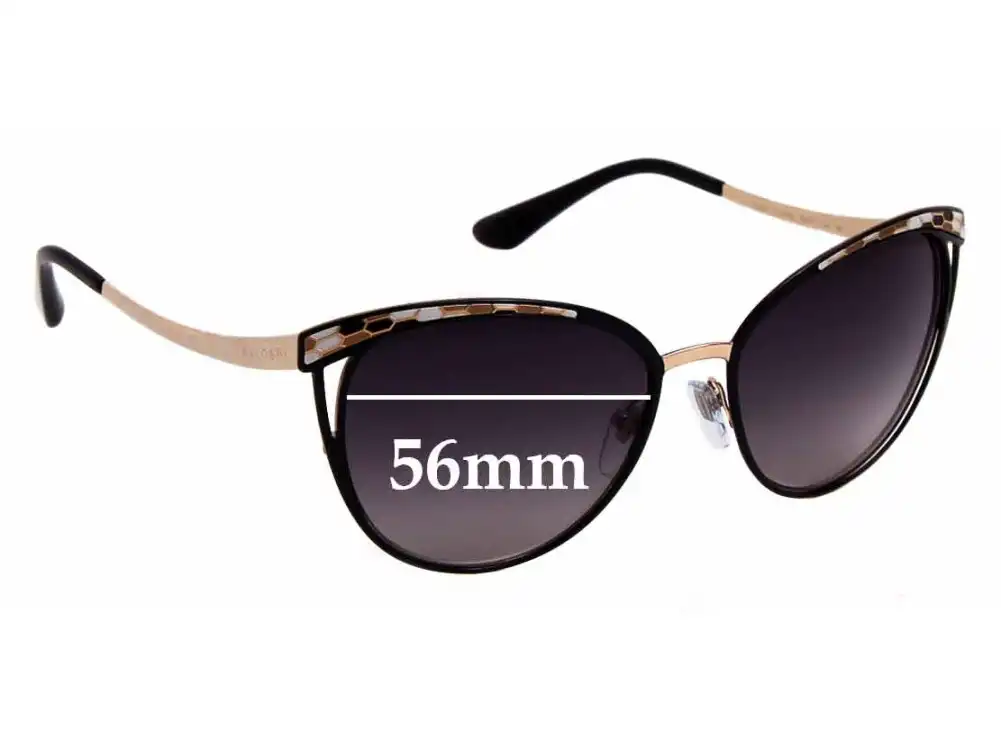 Sunglass Fix Ersatzgläser für Bvlgari 6083 - 56mm Wide Sunglass Fix Ersatzgläser für Bvlgari 6083 - 56mm Wide