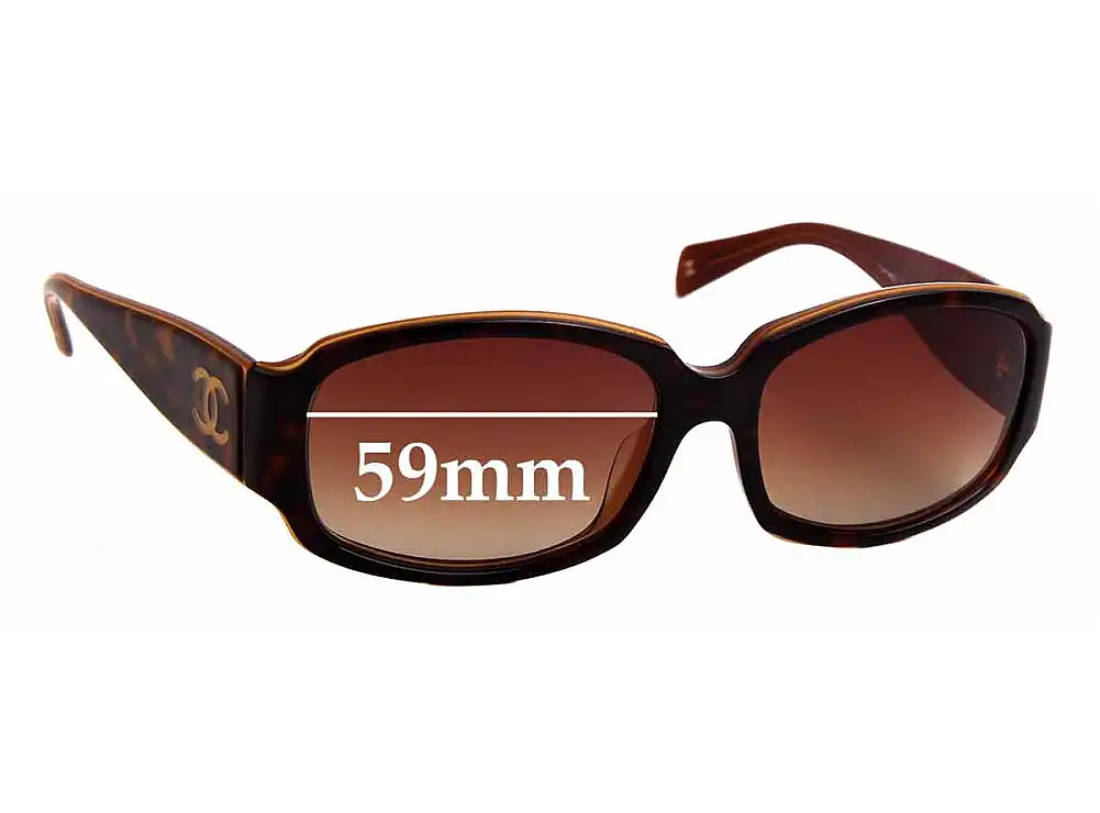 Sunglass Fix Ersatzgläser für Chanel 5144-A - 59mm Wide Sunglass Fix Ersatzgläser für Chanel 5144-A - 59mm Wide