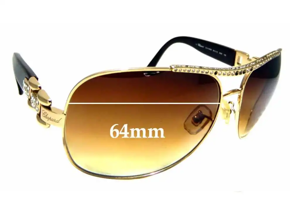 Sunglass Fix Ersatzgläser für Chopard SCH 693S - 64mm Wide Sunglass Fix Ersatzgläser für Chopard SCH 693S - 64mm Wide
