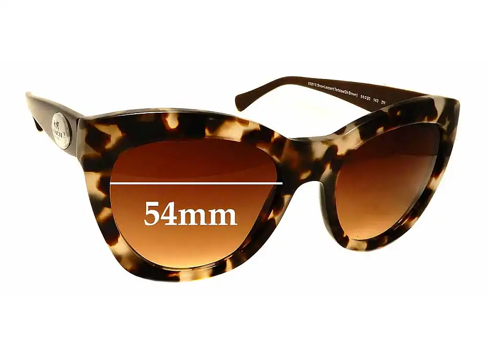 Sunglass Fix Ersatzgläser für Coach HC8151 - 54mm Wide Sunglass Fix Ersatzgläser für Coach HC8151 - 54mm Wide