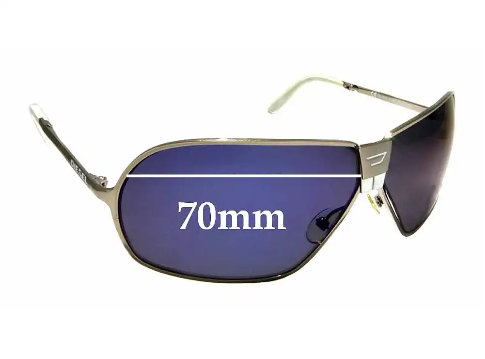 Sunglass Fix Ersatzgläser für Diesel DS0035 - 70mm Wide Sunglass Fix Ersatzgläser für Diesel DS0035 - 70mm Wide