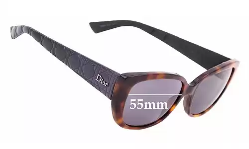Sunglass Fix Ersatzgläser für Christian Dior Lady 2R - 55mm Wide Sunglass Fix Ersatzgläser für Christian Dior Lady 2R - 55mm Wide