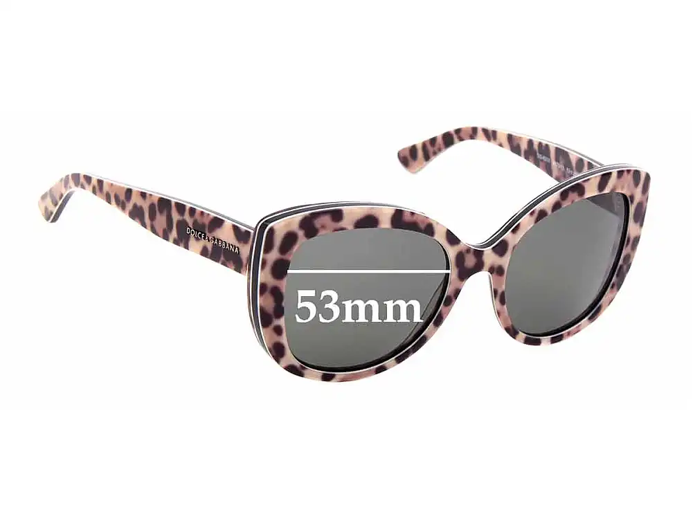 Sunglass Fix Ersatzgläser für Dolce & Gabbana DG4233 - 53mm Wide Sunglass Fix Ersatzgläser für Dolce & Gabbana DG4233 - 53mm Wide