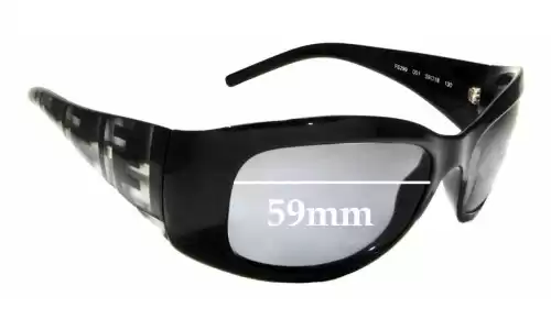 Sunglass Fix Ersatzgläser für Fendi FS 299 - 59mm Wide Sunglass Fix Ersatzgläser für Fendi FS 299 - 59mm Wide