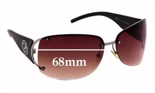 Sunglass Fix Ersatzgläser für Giorgio Armani GA 380/F/S - 68mm Wide Sunglass Fix Ersatzgläser für Giorgio Armani GA 380/F/S - 68mm Wide