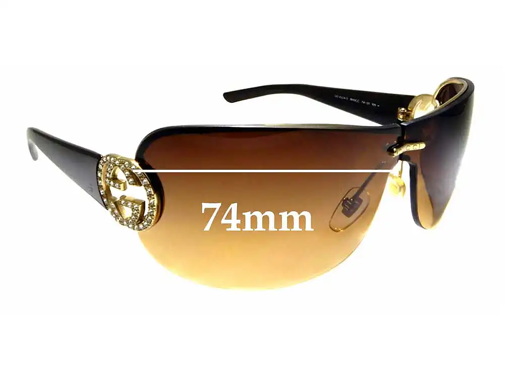 Sunglass Fix Ersatzgläser für Gucci GG4224/S - 74mm Wide Sunglass Fix Ersatzgläser für Gucci GG4224/S - 74mm Wide