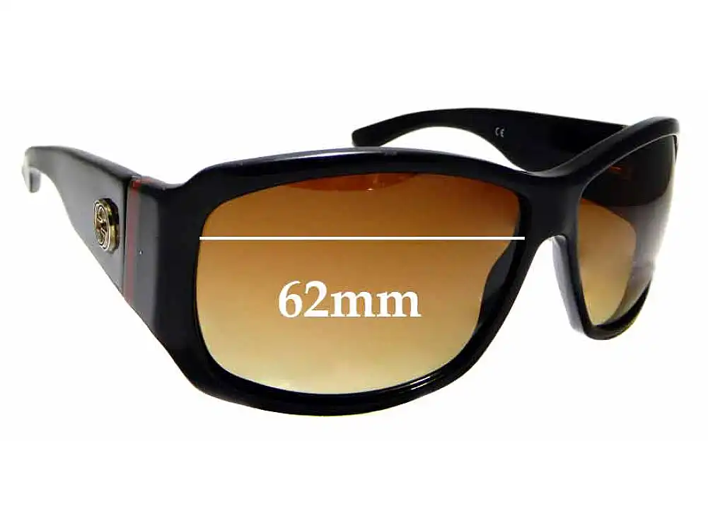 Sunglass Fix Ersatzgläser für Gucci GG2592/S - 62mm Wide Sunglass Fix Ersatzgläser für Gucci GG2592/S - 62mm Wide