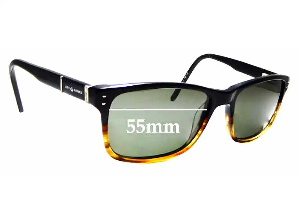 Sunglass Fix Ersatzgläser für Jeff Banks JB Sun Rx 03 - 55mm Wide Sunglass Fix Ersatzgläser für Jeff Banks JB Sun Rx 03 - 55mm Wide
