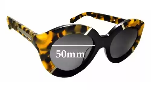 Sunglass Fix Ersatzgläser für Karen Walker Flowerpatch - 50mm Wide Sunglass Fix Ersatzgläser für Karen Walker Flowerpatch - 50mm Wide