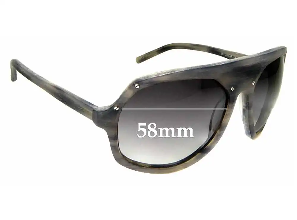 Sunglass Fix Ersatzgläser für Linda Farrow Grabs For Ups - 58mm Wide Sunglass Fix Ersatzgläser für Linda Farrow Grabs For Ups - 58mm Wide