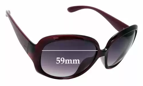 Sunglass Fix Ersatzgläser für Marc by Marc Jacobs MMJ 206/F/S - 59mm Wide Sunglass Fix Ersatzgläser für Marc by Marc Jacobs MMJ 206/F/S - 59mm Wide