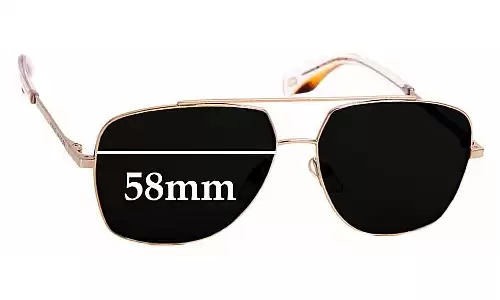 Sunglass Fix Ersatzgläser für Marc by Marc Jacobs Sun Rx 07 - 58mm Wide Sunglass Fix Ersatzgläser für Marc by Marc Jacobs Sun Rx 07 - 58mm Wide