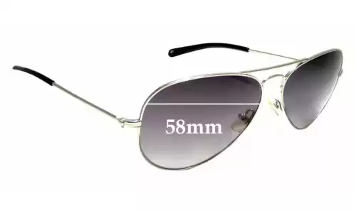 Sunglass Fix Ersatzgläser für Michael Kors M2047SP Jet Set - 58mm Wide Sunglass Fix Ersatzgläser für Michael Kors M2047SP Jet Set - 58mm Wide