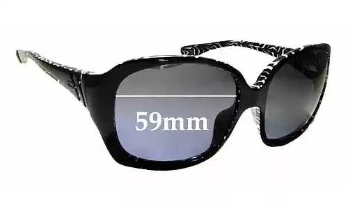 Sunglass Fix Ersatzgläser für Oakley Unfaithful OO2029 - 59mm Wide Oakley Unfaithful OO2029 Ersatzlinsen 59mm wide