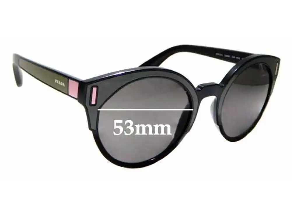 Sunglass Fix Ersatzgläser für Prada SPR03U - 53mm Wide Sunglass Fix Ersatzgläser für Prada SPR03U - 53mm Wide