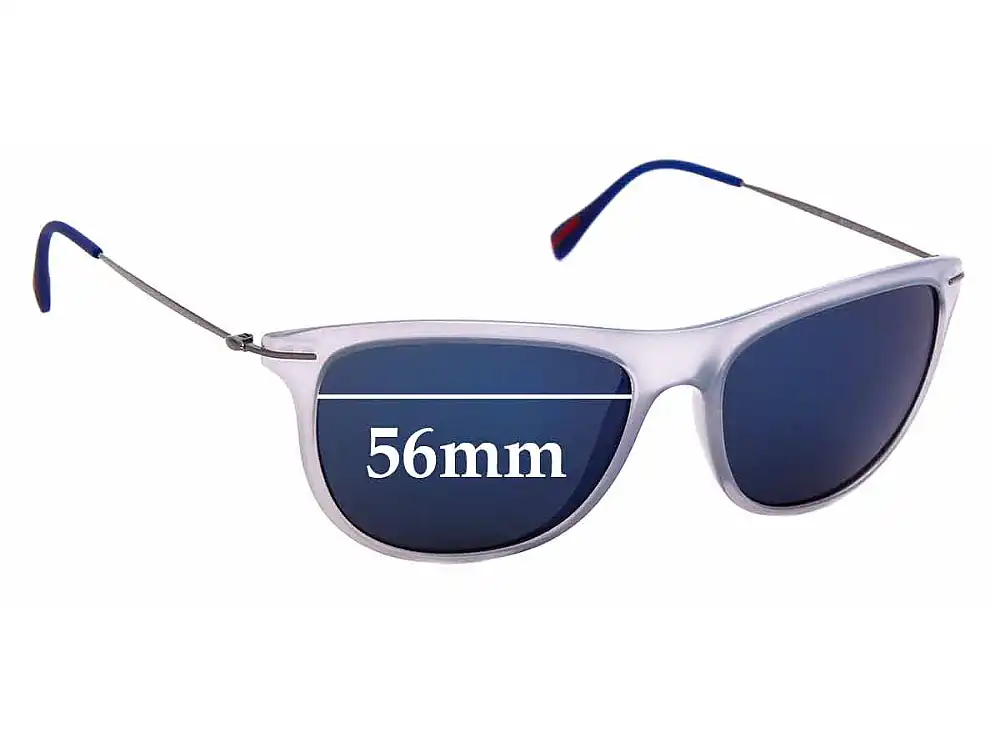 Sunglass Fix Ersatzgläser für Prada SPS01P & PS01PS - 56mm Wide Sunglass Fix Ersatzgläser für Prada SPS01P & PS01PS - 56mm Wide