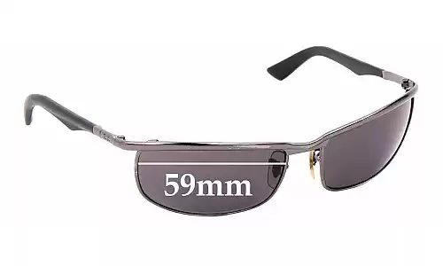 Sunglass Fix Ersatzgläser für Ray-Ban RB3459 - 59mm Wide Ray-Ban RB3459 Ersatzlinsen 59mm wide