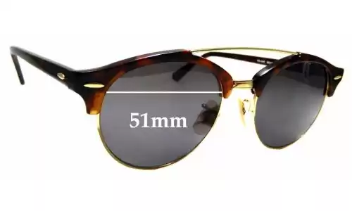 Sunglass Fix Ersatzgläser für Ray-Ban RB4346 - 51mm Wide Sunglass Fix Ersatzgläser für Ray-Ban RB4346 - 51mm Wide