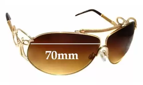 Sunglass Fix Ersatzgläser für Roberto Cavalli Beid 850S - 70mm Wide Sunglass Fix Ersatzgläser für Roberto Cavalli Beid 850S - 70mm Wide