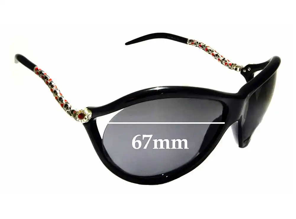 Sunglass Fix Ersatzgläser für Roberto Cavalli Prasio 449S - 67mm Wide Sunglass Fix Ersatzgläser für Roberto Cavalli Prasio 449S - 67mm Wide