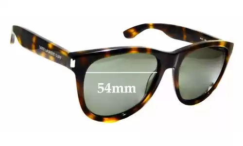 Sunglass Fix Ersatzgläser für Saint Laurent SL 101 Surf - 54mm Wide Sunglass Fix Ersatzgläser für Saint Laurent SL 101 Surf - 54mm Wide