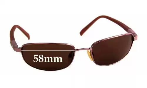 Sunglass Fix Ersatzgläser für Serengeti Manetti - 58mm Wide Serengeti Manetti Ersatzlinsen 58mm wide