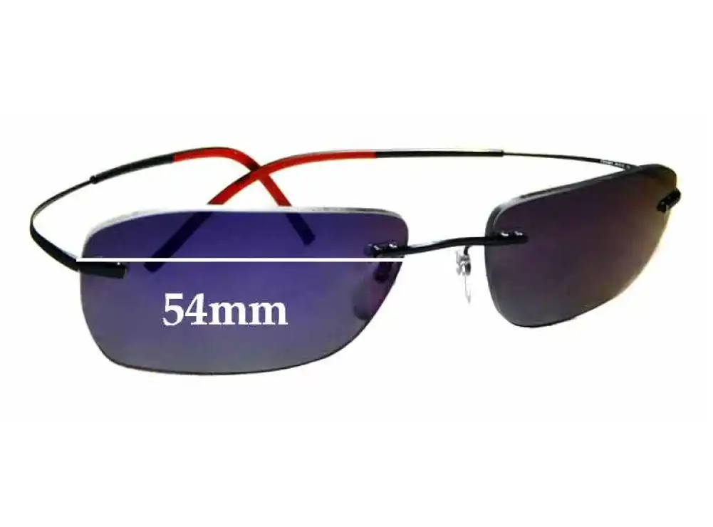 Sunglass Fix Ersatzgläser für Silhouette Silouette 7581 - 54mm Wide Sunglass Fix Ersatzgläser für Silhouette Silouette 7581 - 54mm Wide