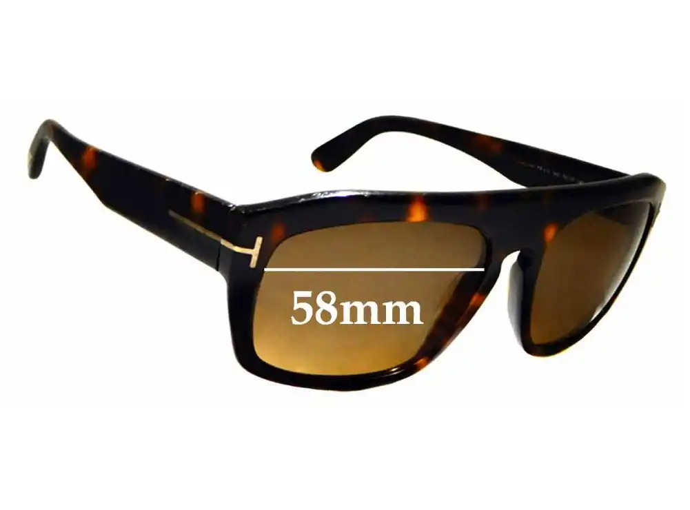 Sunglass Fix Ersatzgläser für Tom Ford Conrad TF470 - 58mm Wide Sunglass Fix Ersatzgläser für Tom Ford Conrad TF470 - 58mm Wide