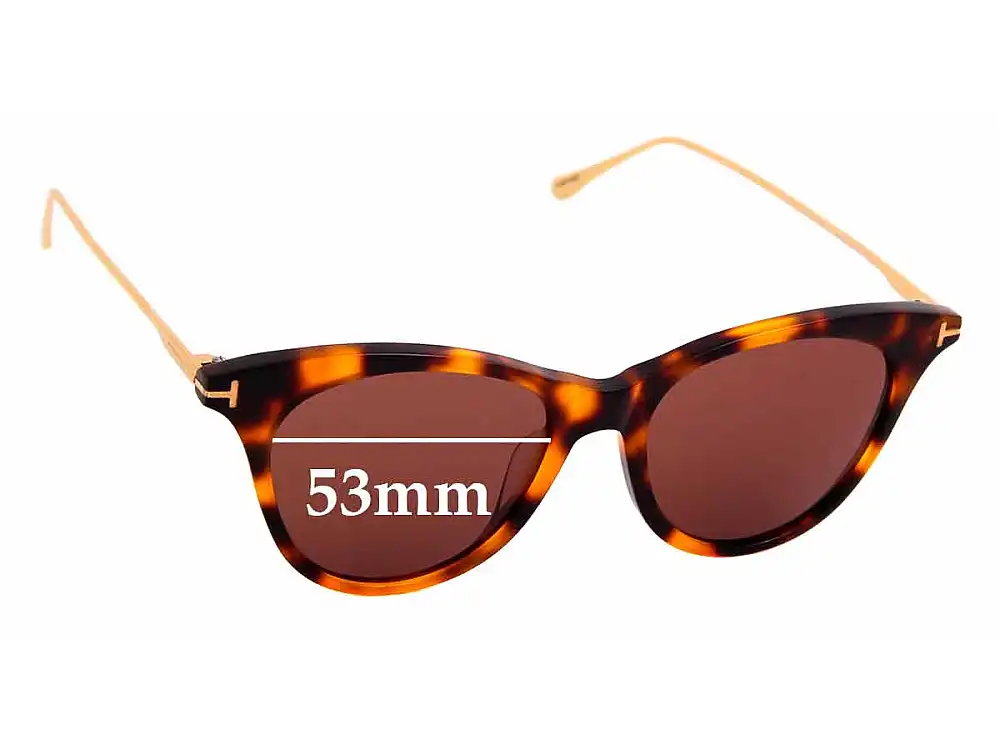 Sunglass Fix Ersatzgläser für Tom Ford Micaela FT0662-S - 53mm Wide Sunglass Fix Ersatzgläser für Tom Ford Micaela FT0662-S - 53mm Wide