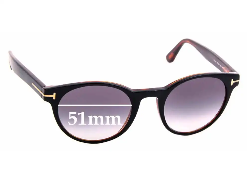 Sunglass Fix Ersatzgläser für Tom Ford TF522 - 51mm Wide Sunglass Fix Ersatzgläser für Tom Ford TF522 - 51mm Wide