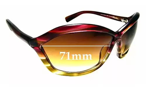 Sunglass Fix Ersatzgläser für Tom Ford Patek TF122 - 71mm Wide Sunglass Fix Ersatzgläser für Tom Ford Patek TF122 - 71mm Wide