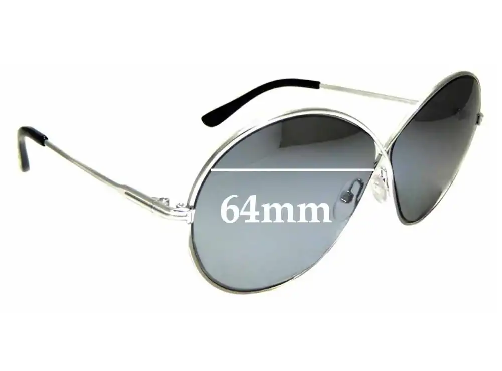 Sunglass Fix Ersatzgläser für Tom Ford Rania-02 TF564 - 64mm Wide Sunglass Fix Ersatzgläser für Tom Ford Rania-02 TF564 - 64mm Wide