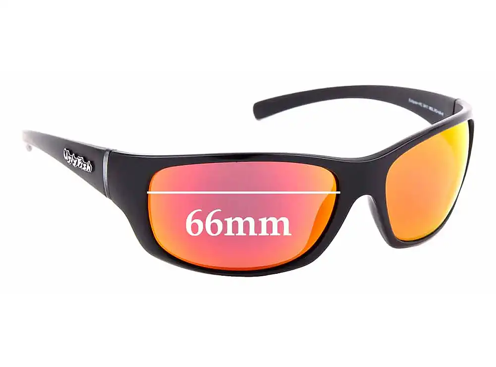 Sunglass Fix Ersatzgläser für Ugly Fish Eclipes PC 3441 - 66mm Wide Sunglass Fix Ersatzgläser für Ugly Fish Eclipes PC 3441 - 66mm Wide
