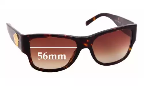 Sunglass Fix Ersatzgläser für Versace MOD 4275 - 56mm Wide Versace MOD 4275 Ersatzlinsen 56mm wide