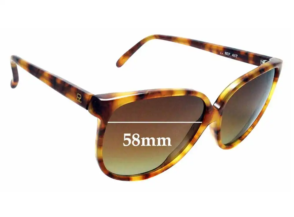 Sunglass Fix Ersatzgläser für Vuarnet Pouilloux 467 - 58mm Wide Sunglass Fix Ersatzgläser für Vuarnet Pouilloux 467 - 58mm Wide