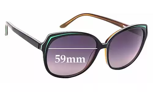 Sunglass Fix Ersatzgläser für Paul Frank Industries White Lips Kissed - 59mm Wide Sunglass Fix Ersatzgläser für Paul Frank Industries White Lips Kissed - 59mm Wide