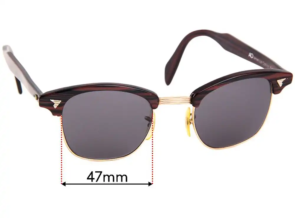 Sunglass Fix Ersatzgläser für American Optical 5 3/4 - 48mm Wide Sunglass Fix Ersatzgläser für American Optical 5 3/4 - 48mm Wide