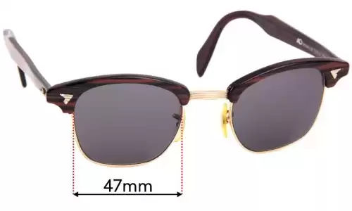 Sunglass Fix Ersatzgläser für American Optical 5 3/4 - 48mm Wide Sunglass Fix Ersatzgläser für American Optical 5 3/4 - 48mm Wide