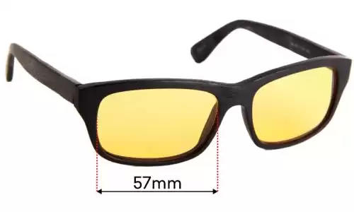 Sunglass Fix Ersatzgläser für Black Forever BK-620 - 57mm Wide Sunglass Fix Ersatzgläser für Black Forever BK-620 - 57mm Wide