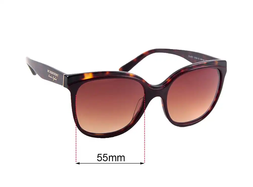 Sunglass Fix Ersatzgläser für Burberry B 4270 - 55mm Wide Sunglass Fix Ersatzgläser für Burberry B 4270 - 55mm Wide