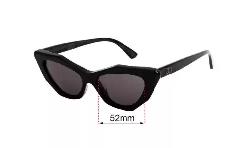 Sunglass Fix Ersatzgläser für Childe Mookhi - 52mm Wide Childe Mookhi Ersatzlinsen 52mm wide